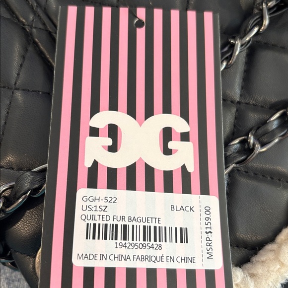 Gilda Paris quilted fur baguette - Picture 2 of 2